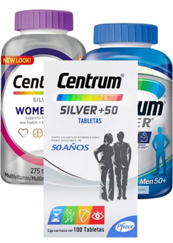 Complemento vitamínico Centrum Silver +50